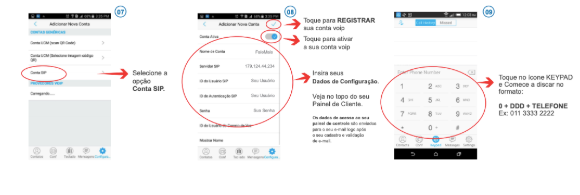 Ligação pela internet