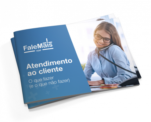 E-book "Atendimento ao Cliente" da FaleMais VoIP.